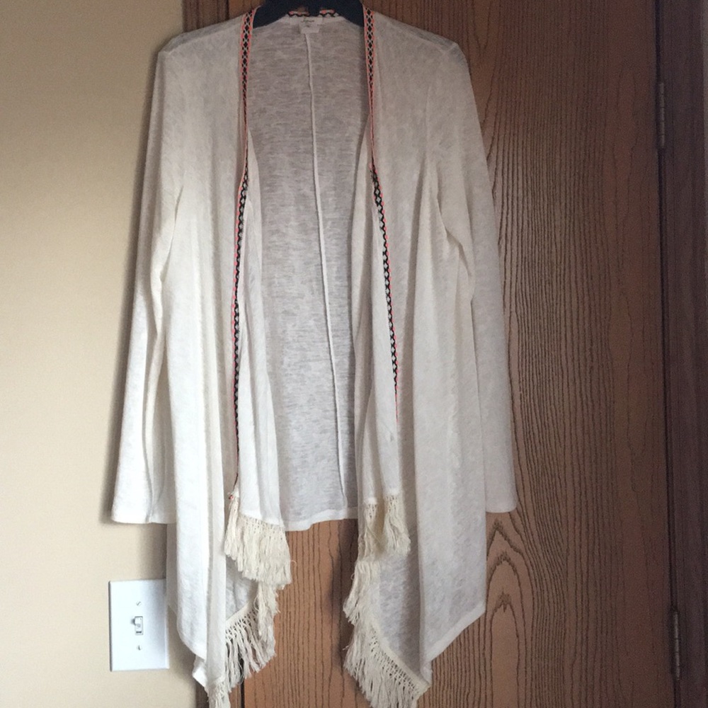 Light weight tshirt cardi